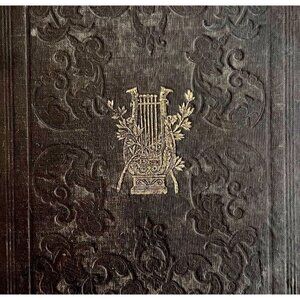 Robert Burns Poetical Works 1852 1st Edition Victorian w/ Engraving HC HBS